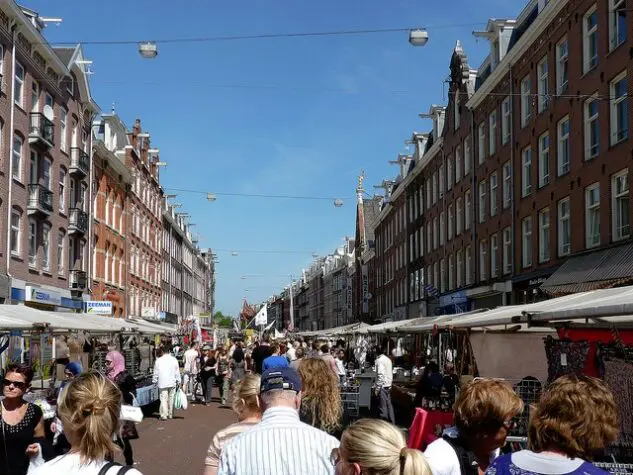 Fietstocht langs Amsterdamse markten