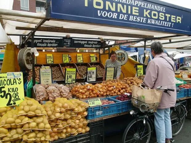 Fietstocht langs Amsterdamse markten