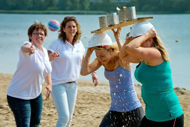 Expeditie Robinson in het park