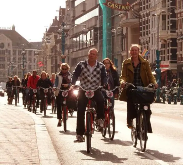 Oude binnenstad fietstocht