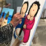 Thumbnail of http://Online%20workshop%20dikke%20dames%20schilderen,%20online%20bedrijfsuitje,%20coronaproof%20uitje,%20online%20workshop%20amsterdam