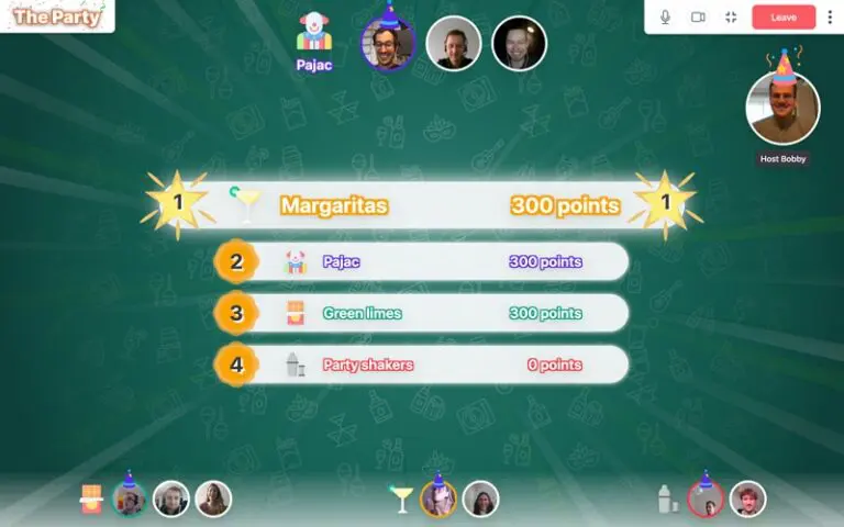 Online Teambuilding The Party