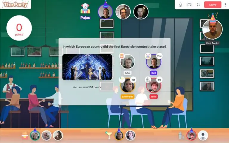 Online Teambuilding The Party