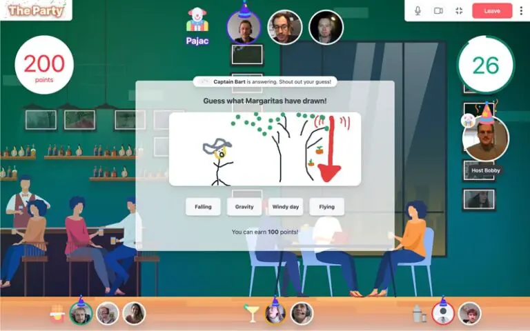 Online Teambuilding The Party