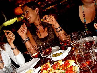 Walking en Floating dinner
